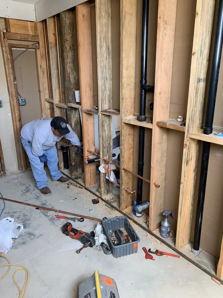 Commercial rough-in plumbing for Commercial Plumbing in Montebello